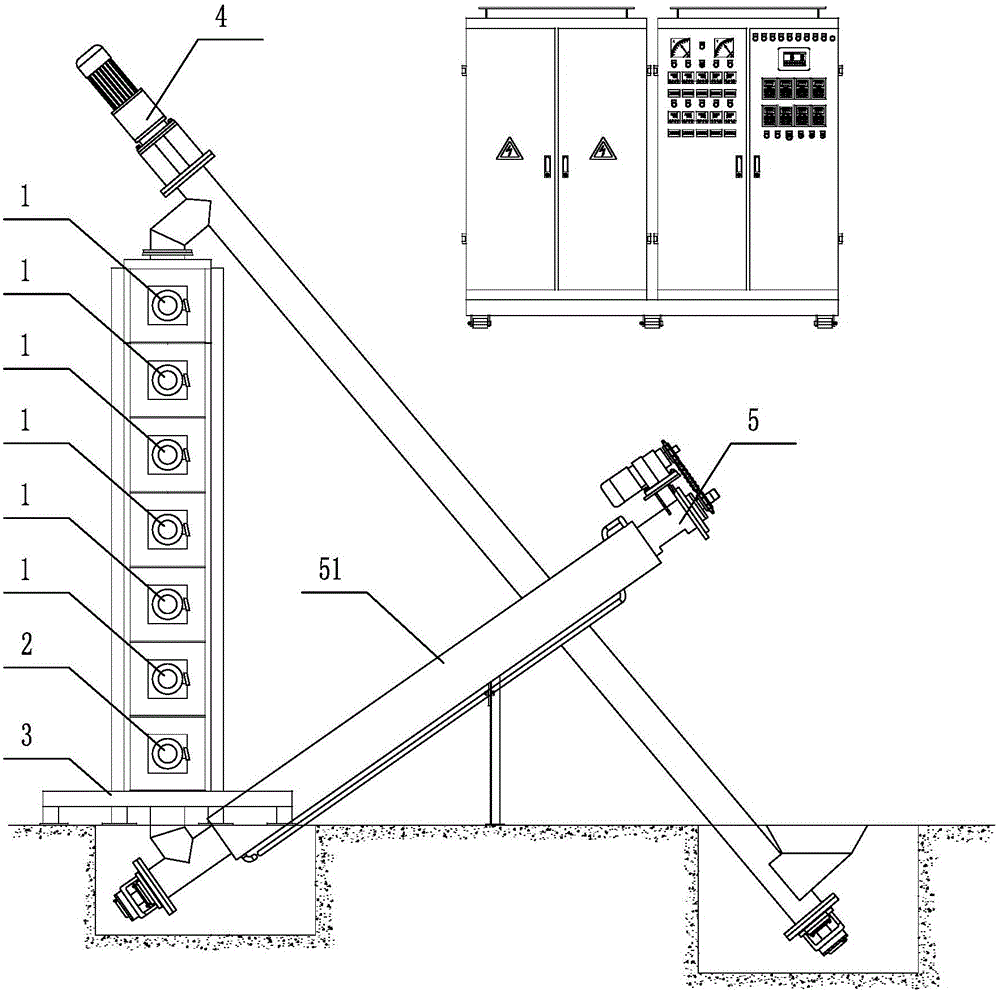 Continuous high temperature and atmospheric pressure desulfurizer