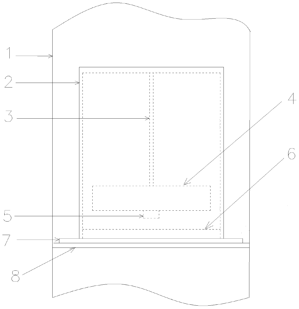 Fan tower tube vibration control eddy current tuning mass damper