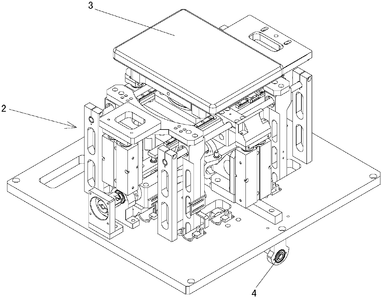 Device for detecting sizes of gap and height difference of laptop