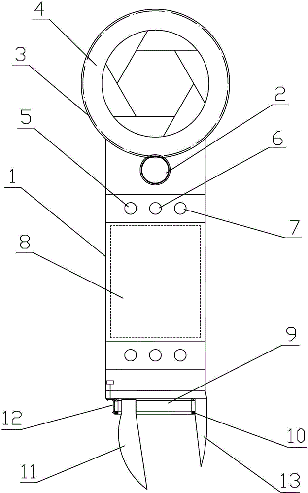 Wrench suitable for different nut diameters