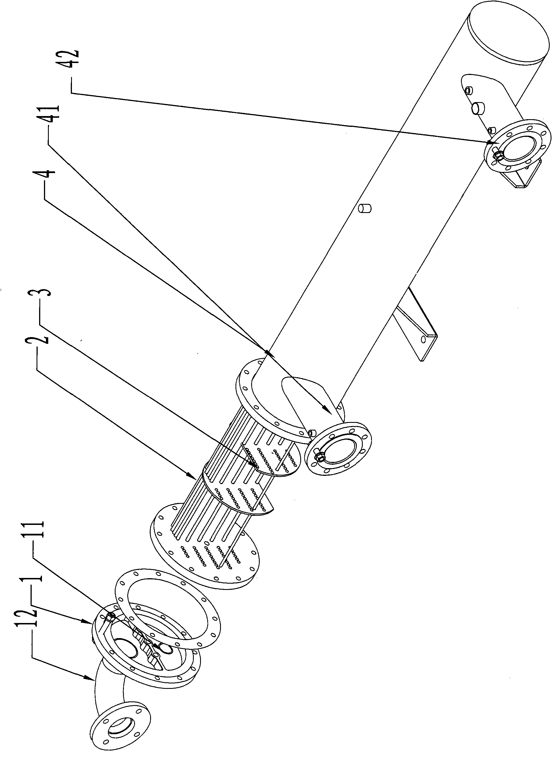 Shell and tube heat exchanger