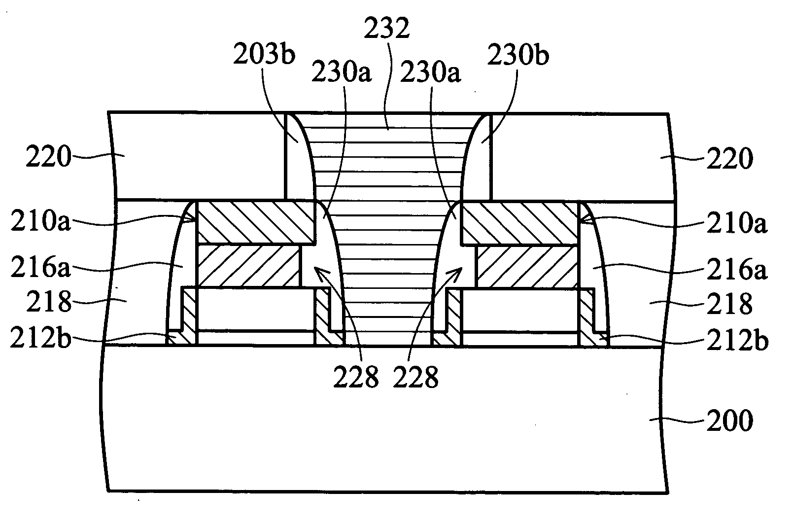 World line structure with single-sided partially recessed gate structure