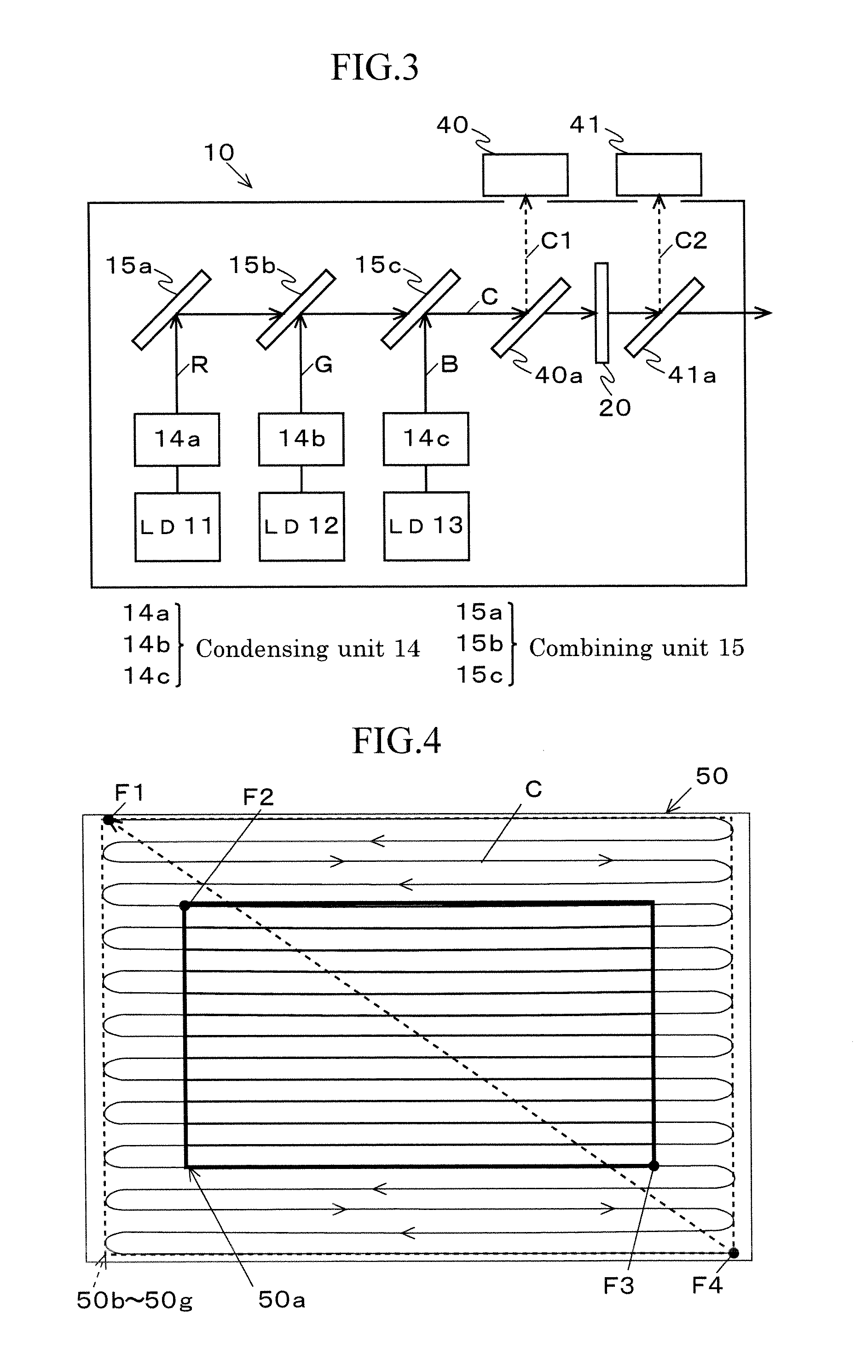 Laser scanning display device