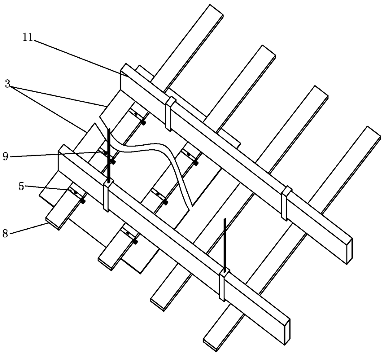 Cement-based ultrahigh performance artificial stone slab ceiling structure