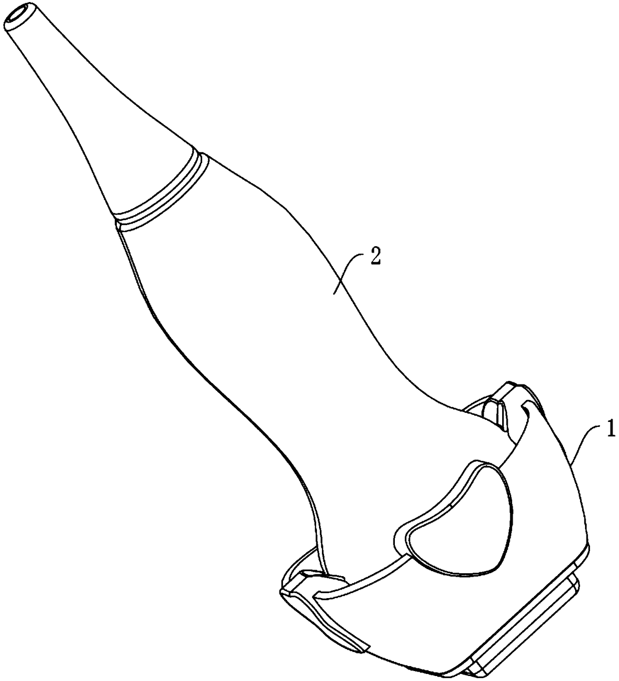 Ultrasonic probe coupling assembly and ultrasonic probe mechanism