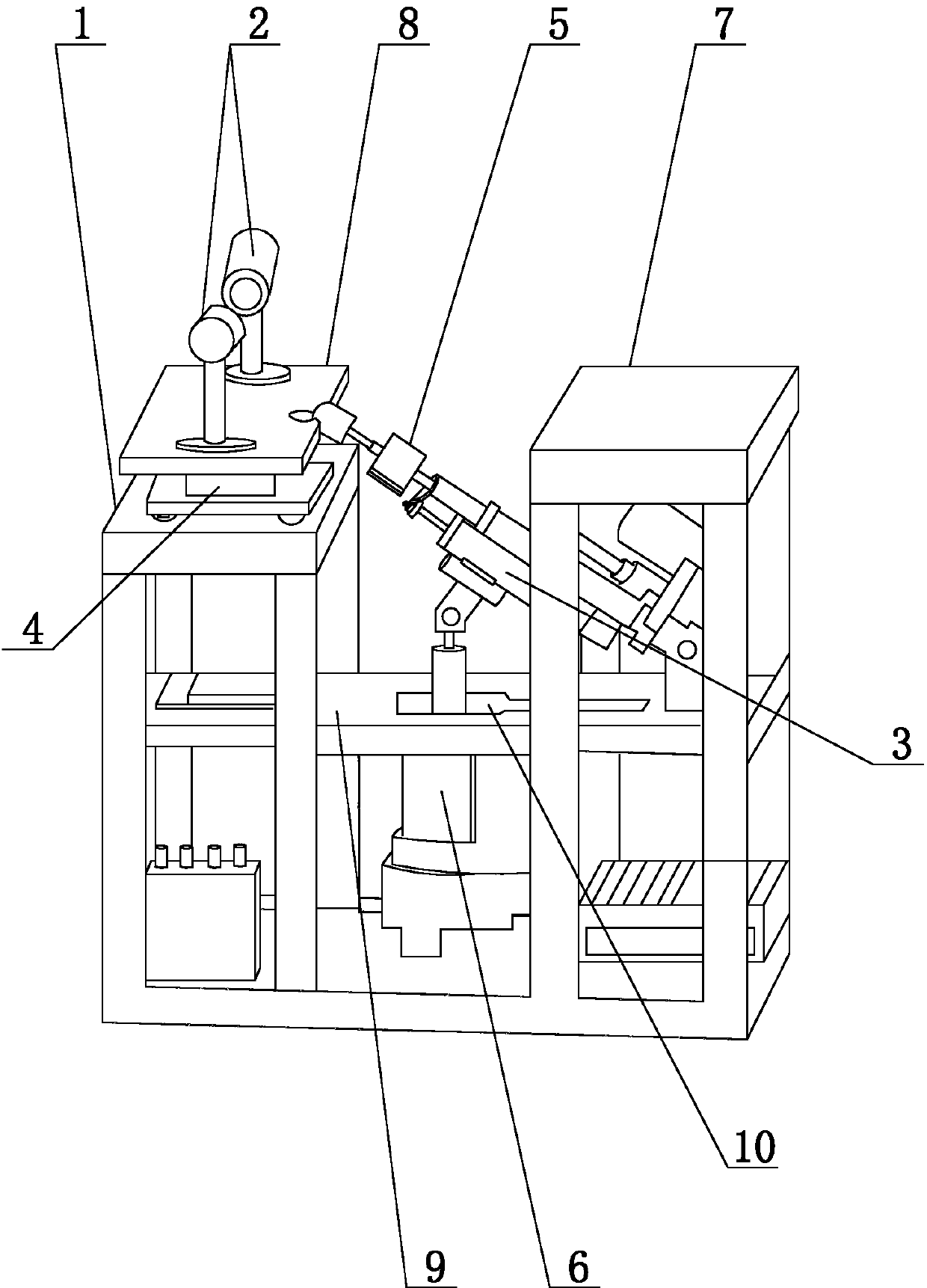 Flat valgus correcting force measuring instrument