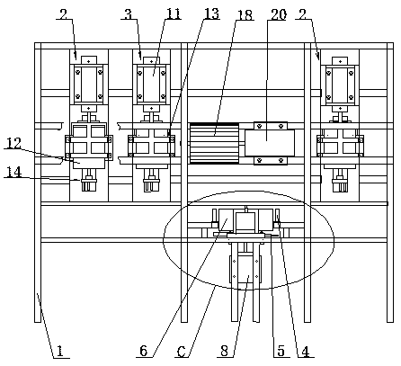 Rebar hoop bending device