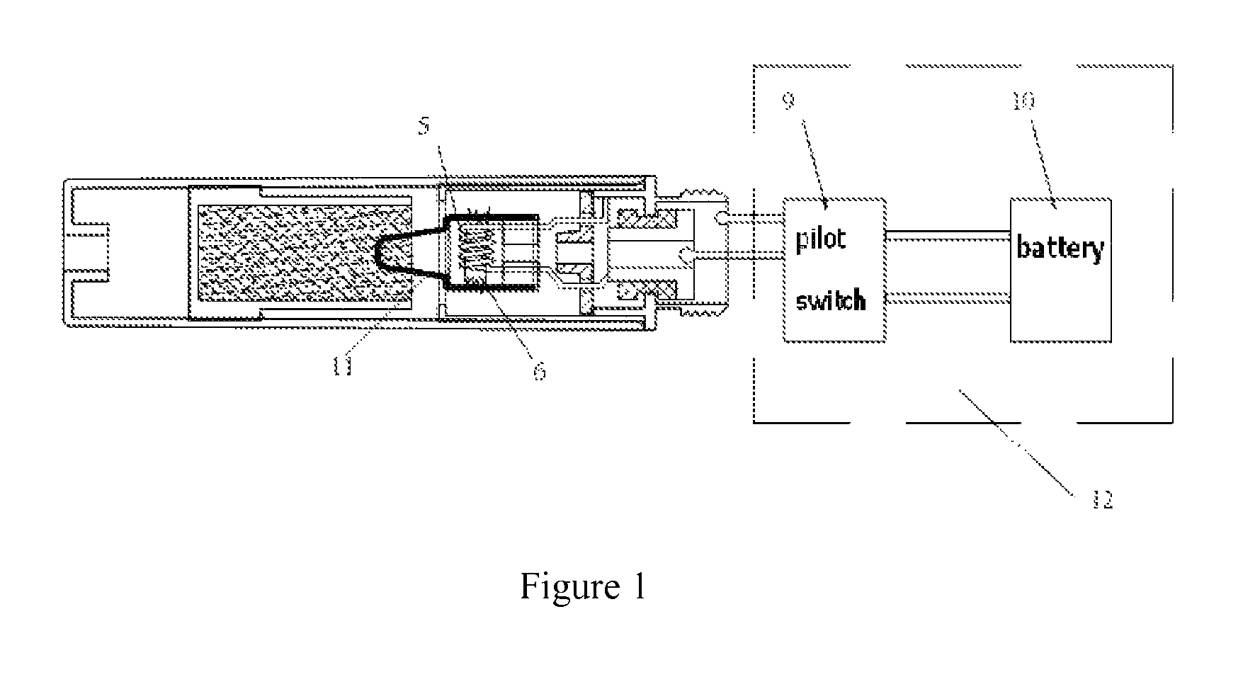 Electronic cigarette atomization device