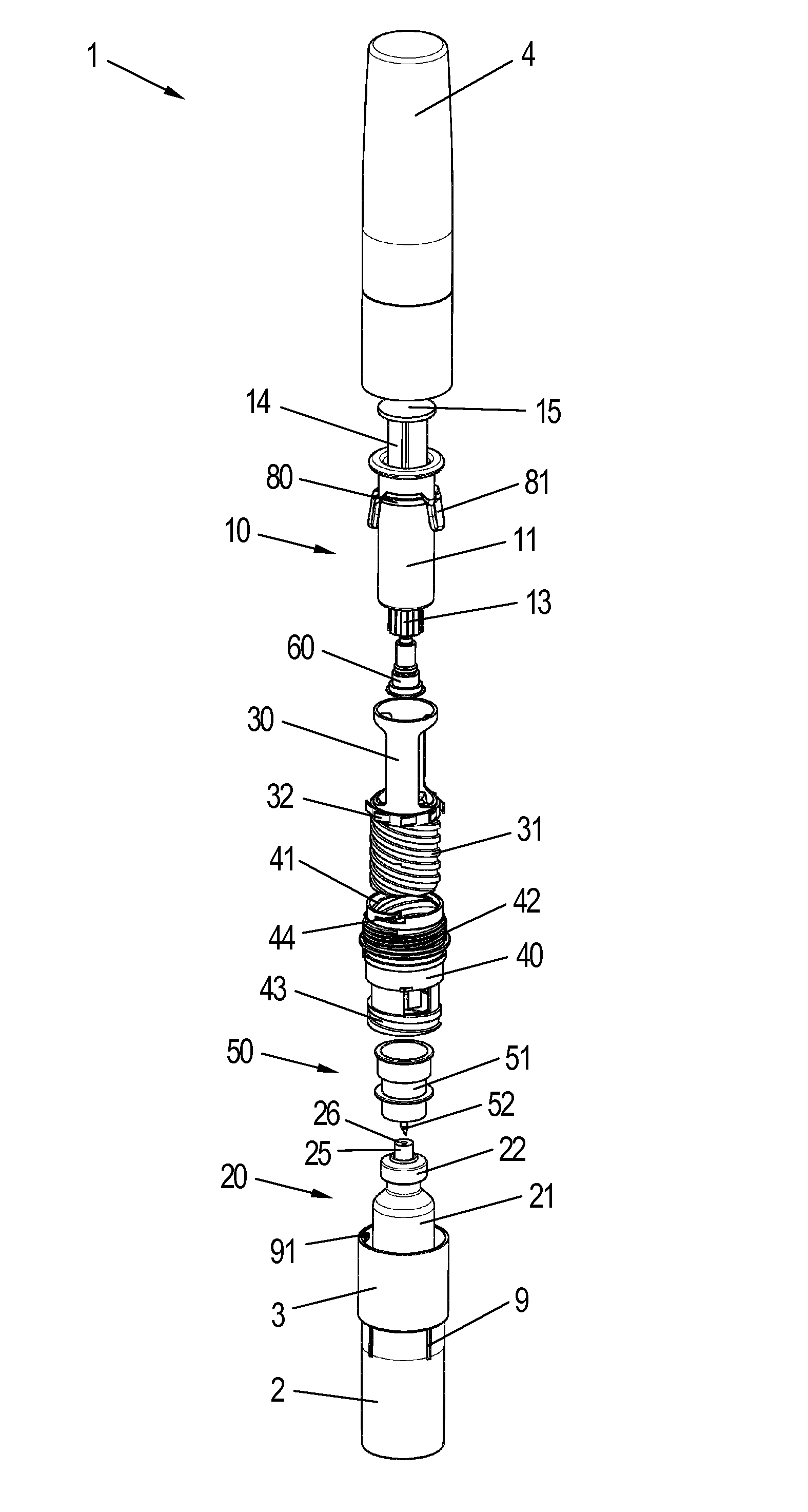 Pre-assembled fluid transfer arrangement