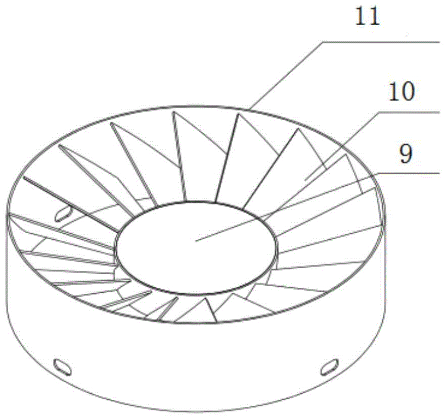 Dedusting and demisting device of spiral flow plate