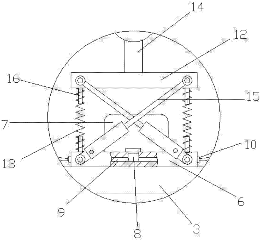 Dynamic balance type automotive damping seat