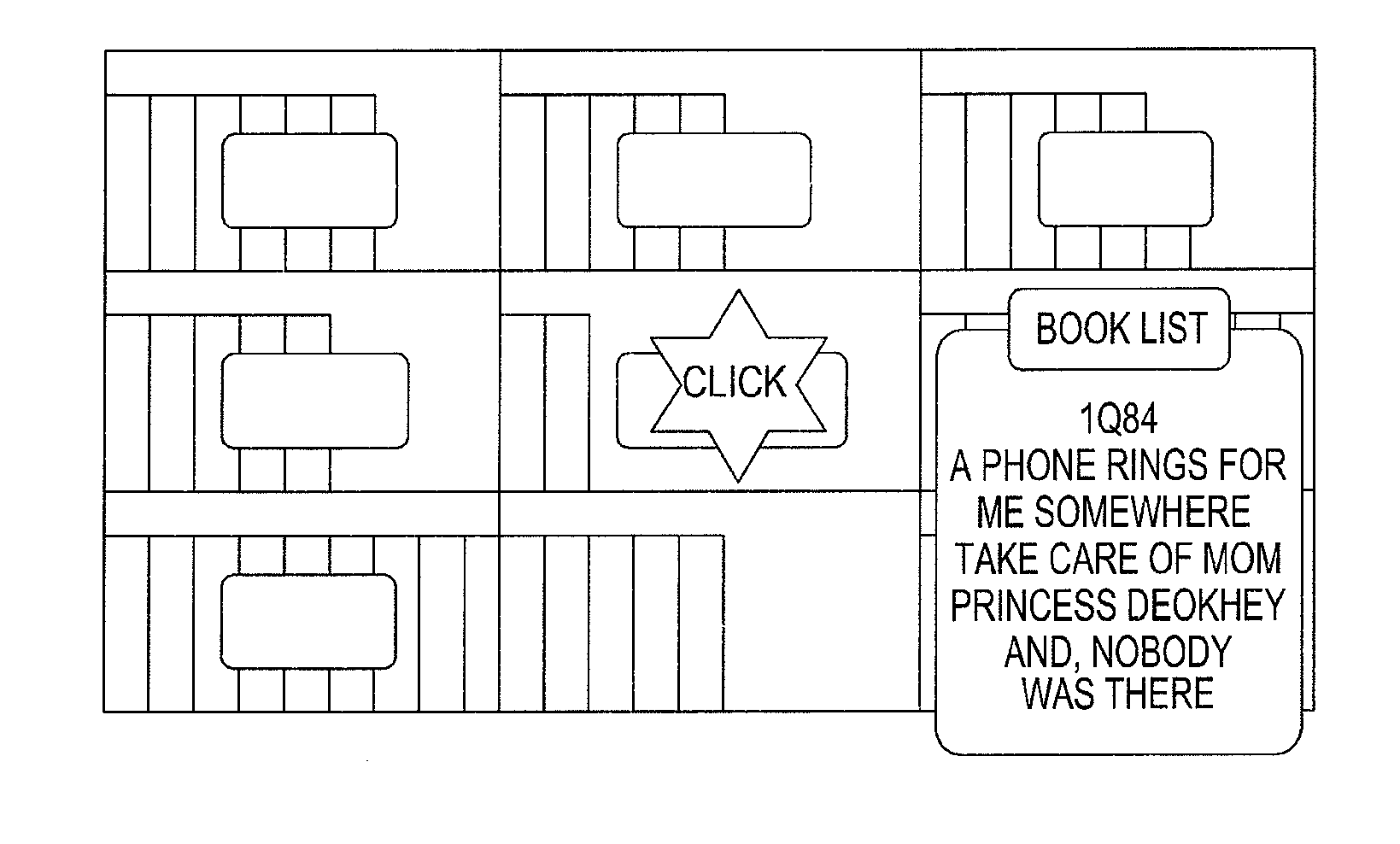 Device and method for searching for e-book in portable terminal