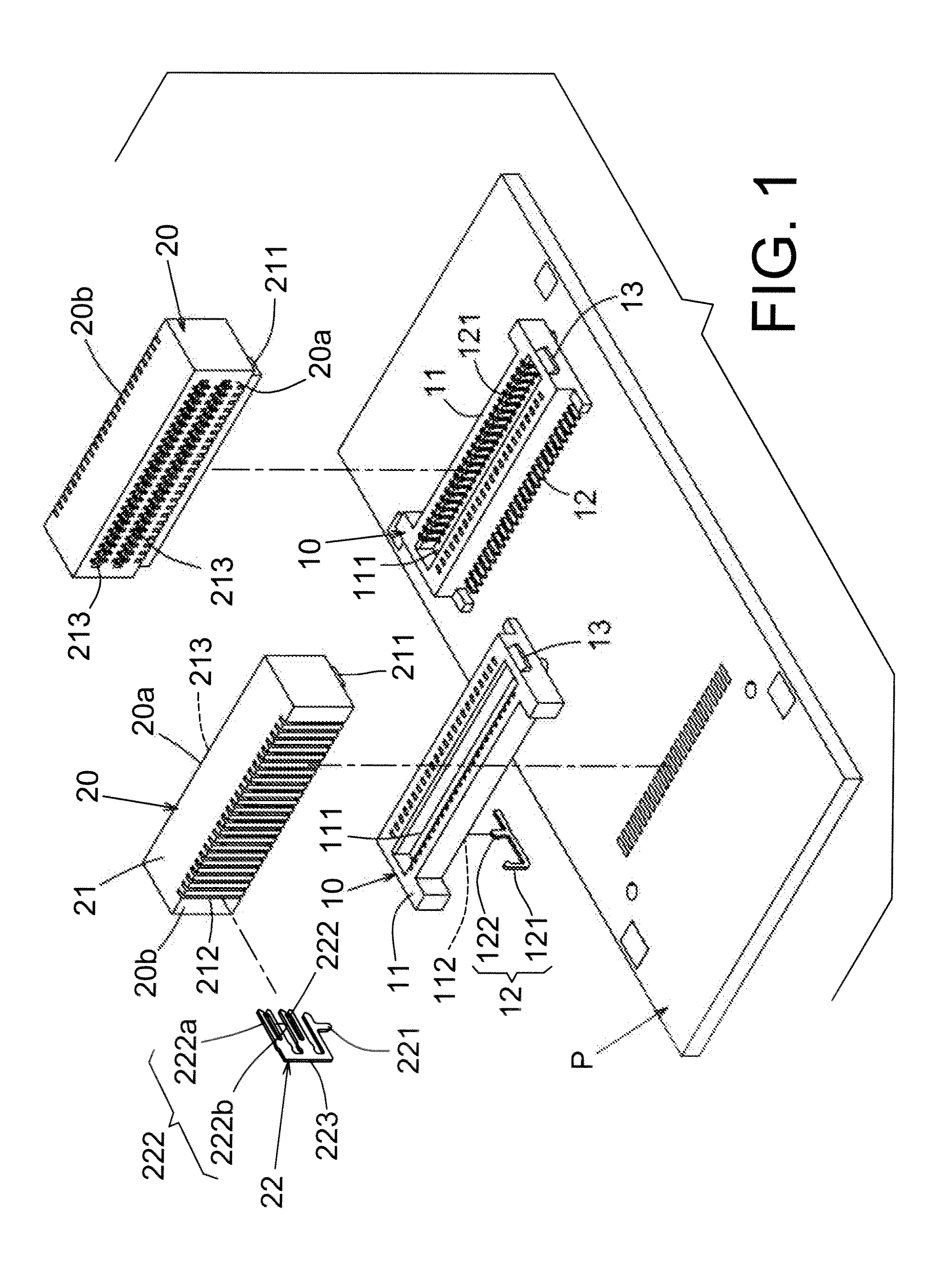 Stacked multilayer connector