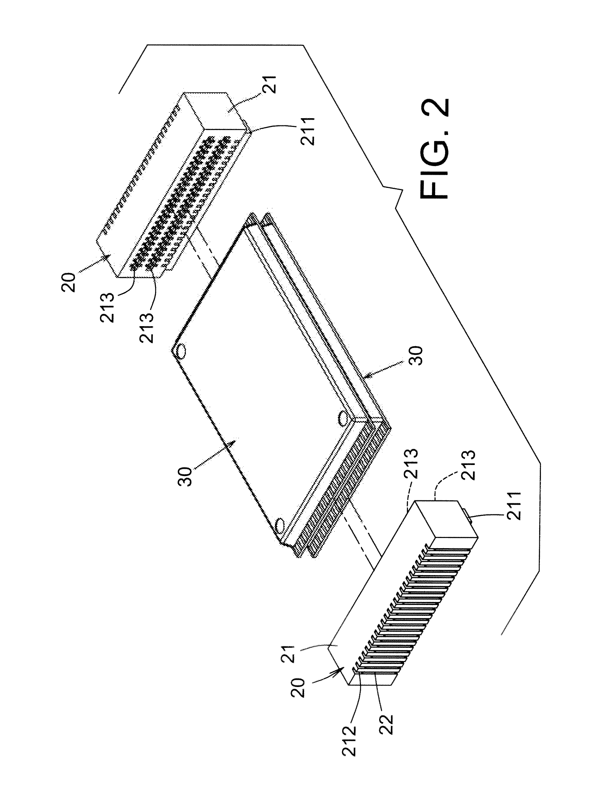 Stacked multilayer connector