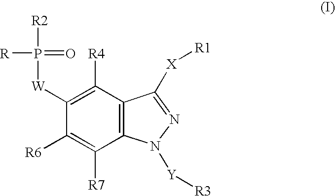 Organophosphorus derivatives of indazoles and use thereof as medicinal products