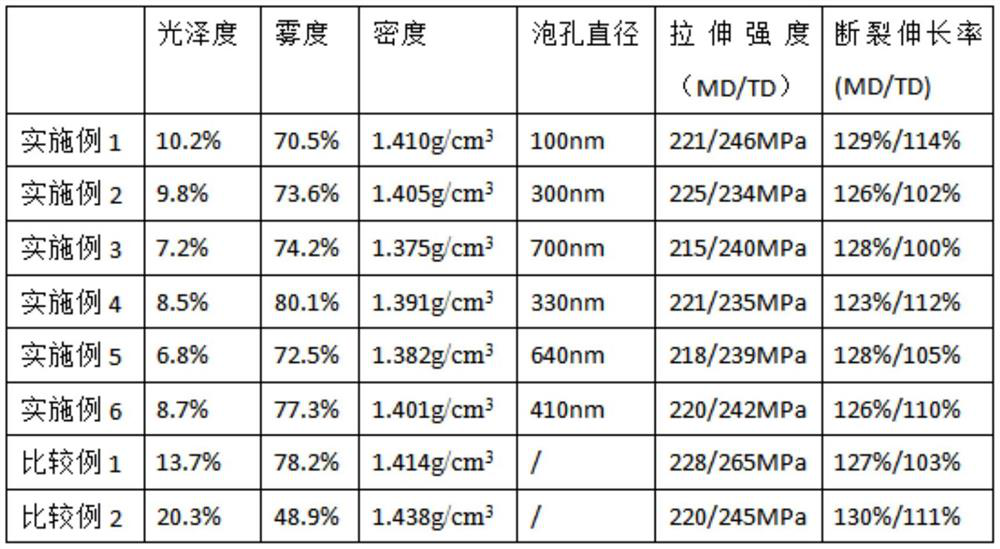 A kind of dull nylon film and preparation method thereof