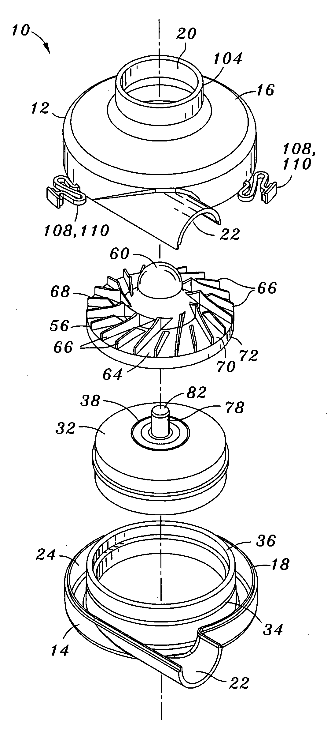 Modular CPAP compressor