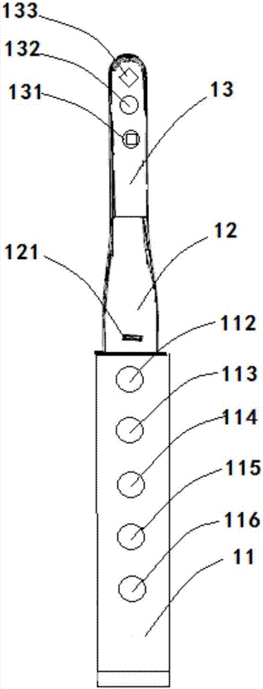 Oral cavity cleaning device