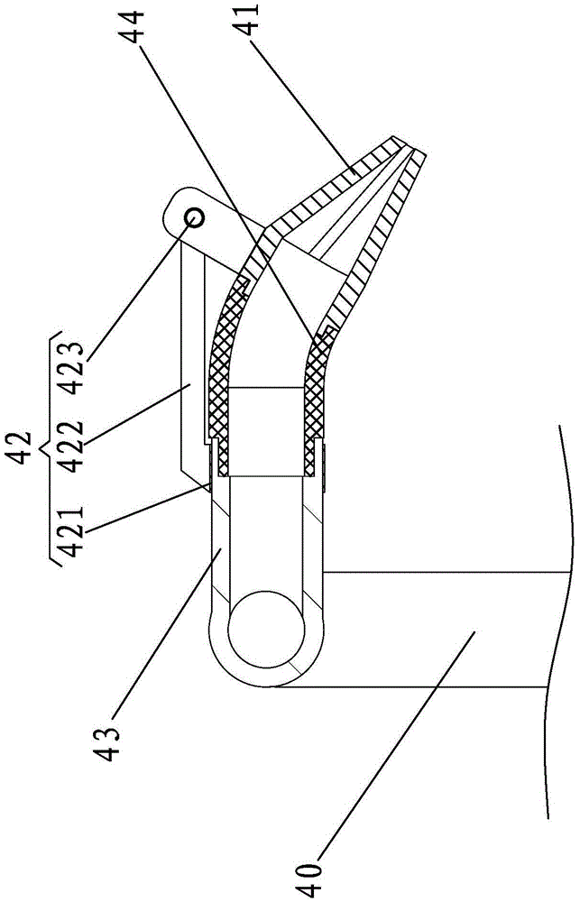 Large-area crosslinking device for nano-fibers