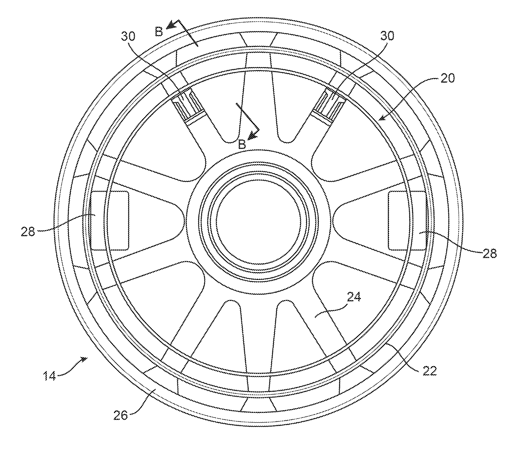 Apparatus for maintaining air-gap spacing in large diameter, low-speed motors and generators