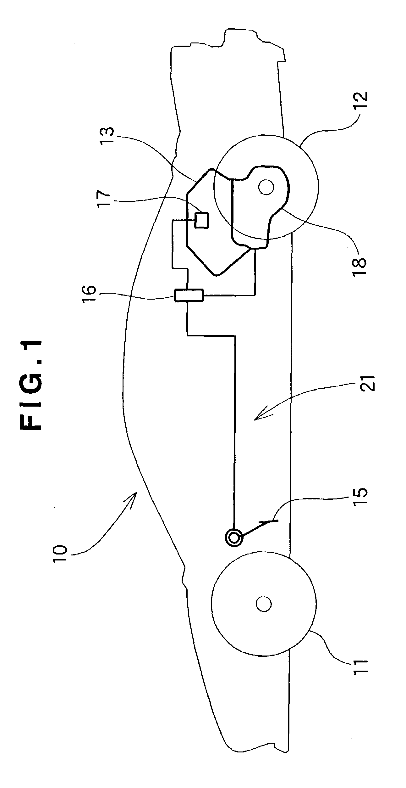 Vehicle accelerator pedal device