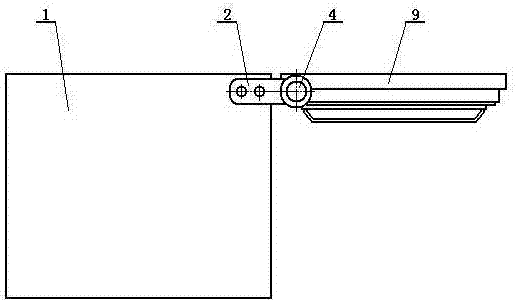 Connecting device for electric refrigerator door