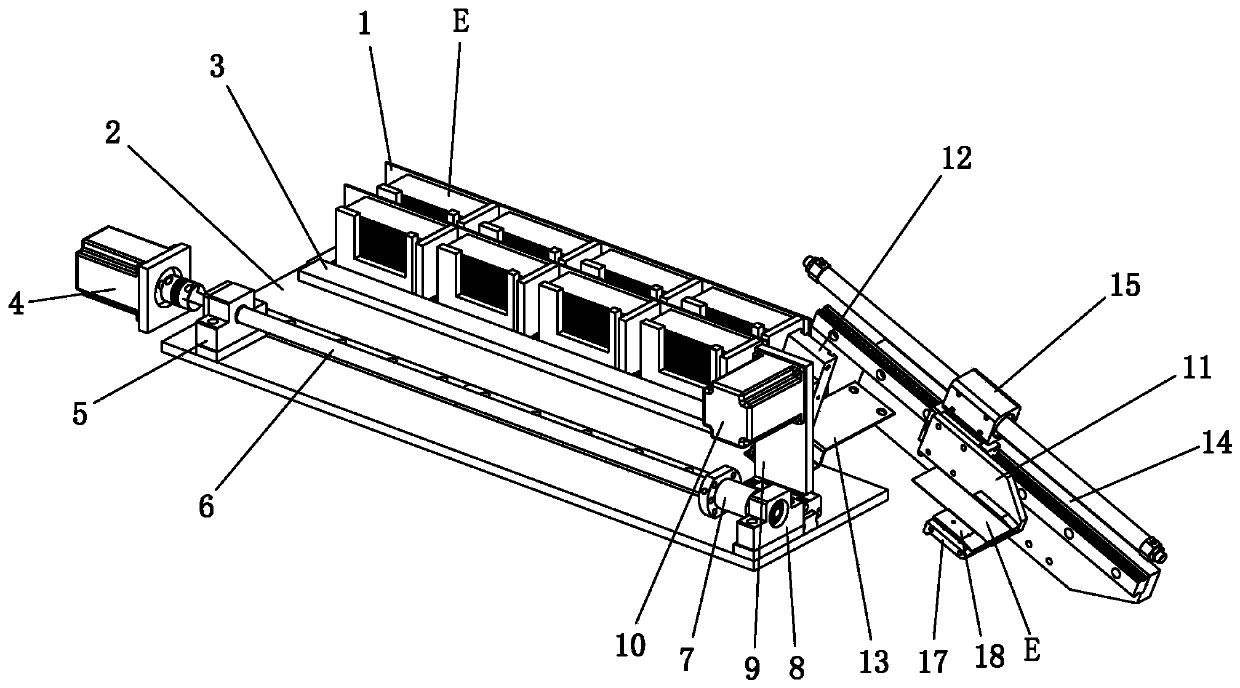 Feeding system of lithium battery core winder