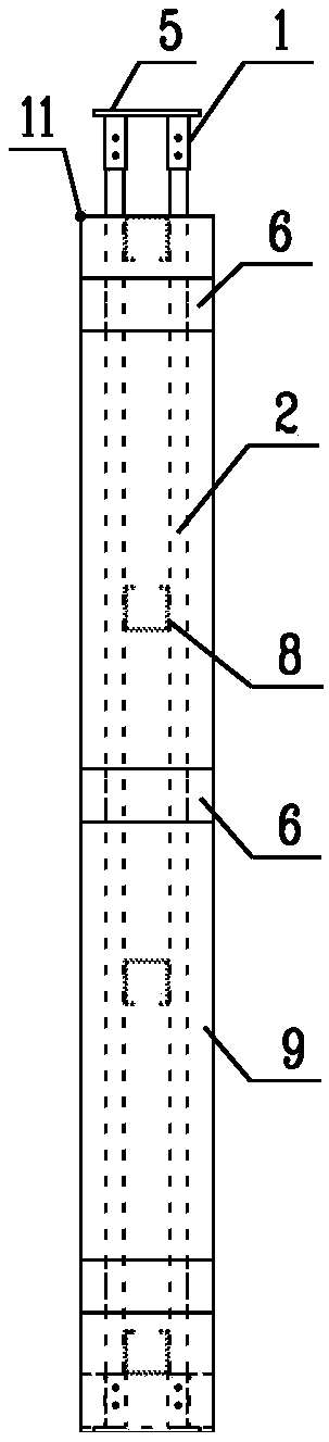 Prefabricated light steel composite structure house and construction method