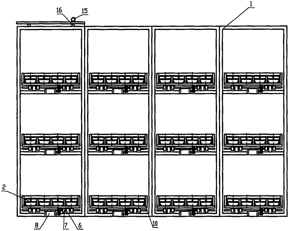 Germination system of zero-addition original ecological bean sprouts