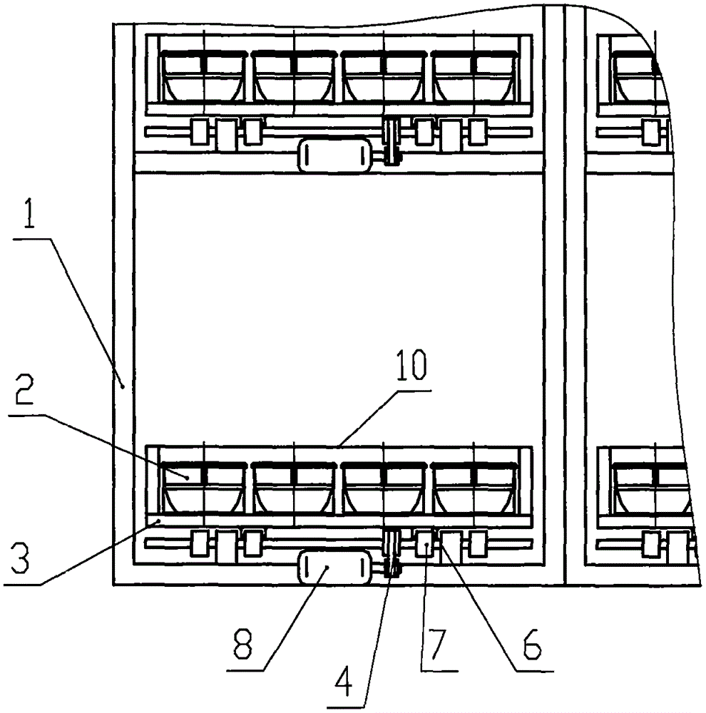 Germination system of zero-addition original ecological bean sprouts