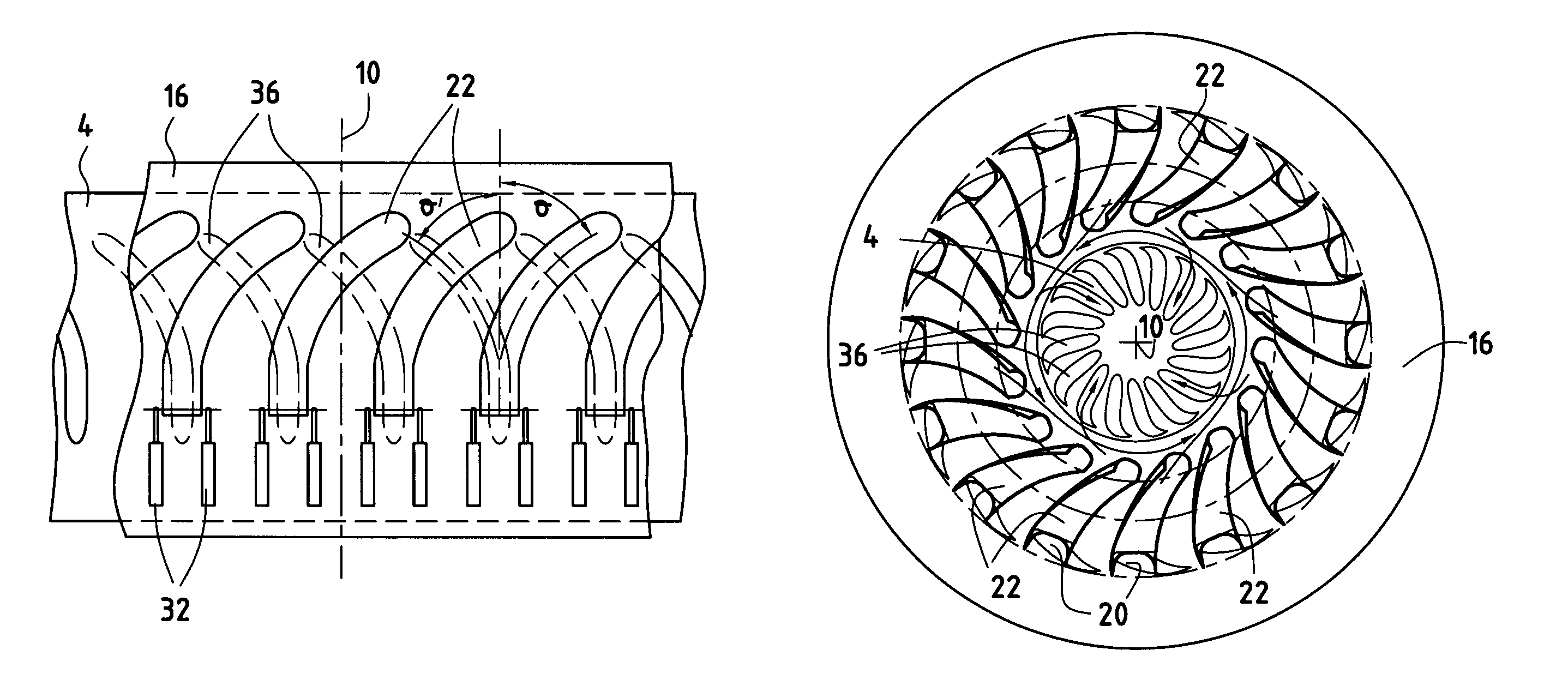 Variable-section flow mixer for a double-flow turbojet for a supersonic airplane