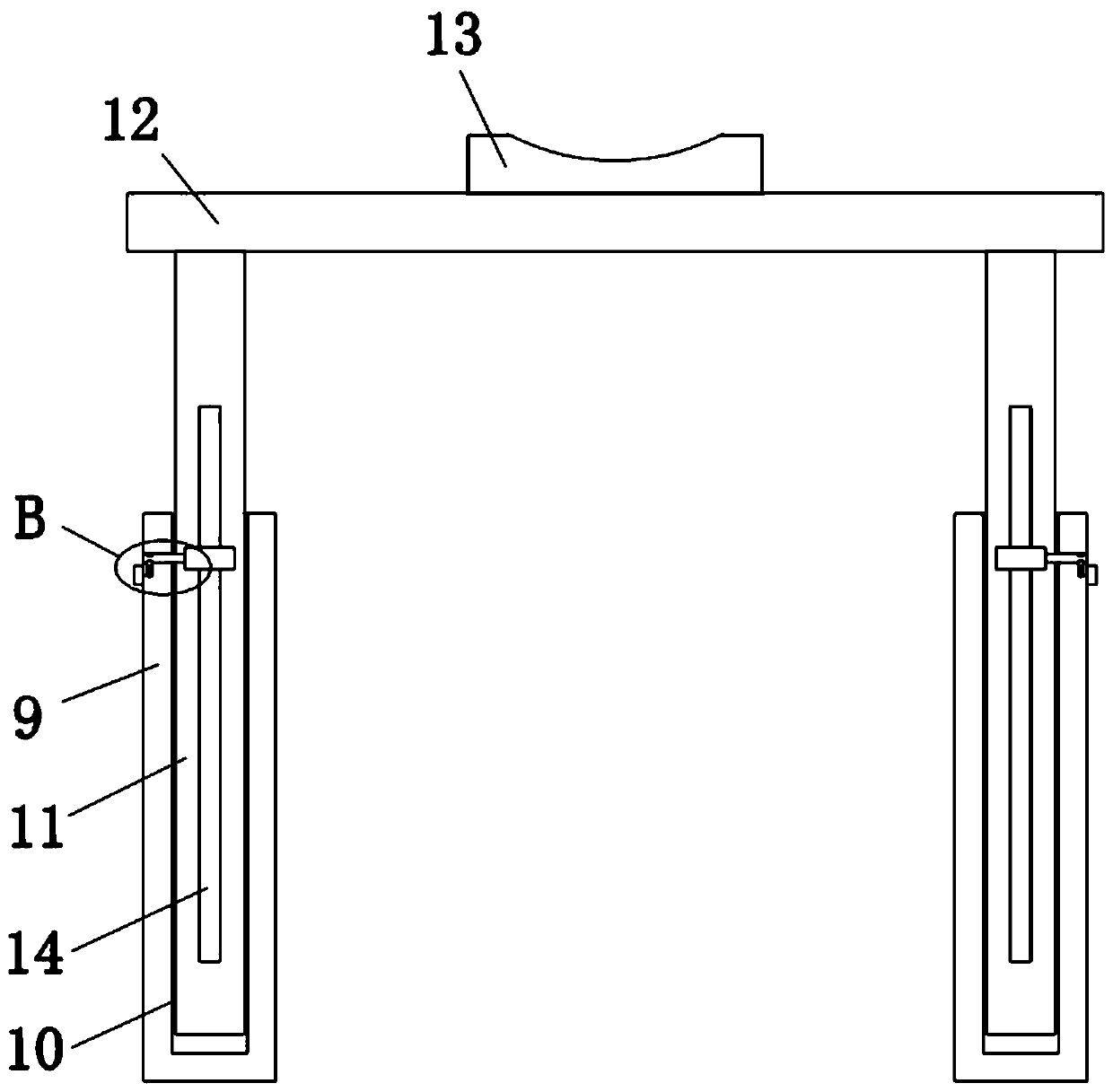 Equipment supporting writing eye protection