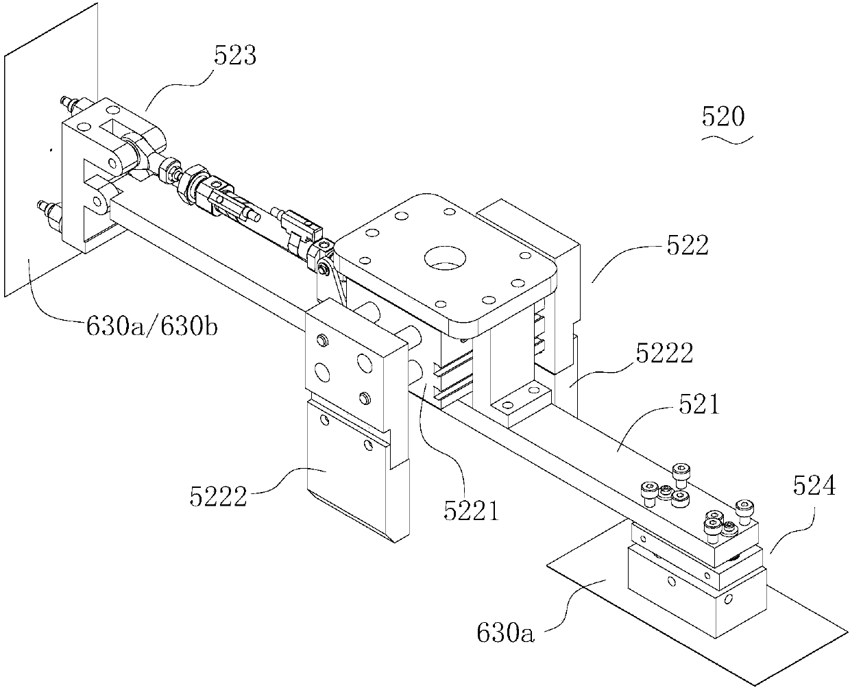 Automatic loading and unloading equipment of thermal bending machine