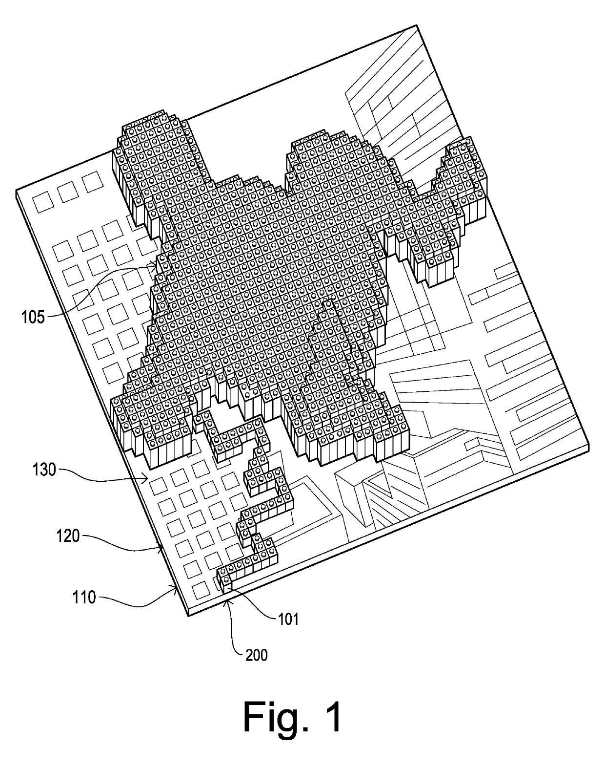 Three-dimensional integrated, numeral-designated construction craft