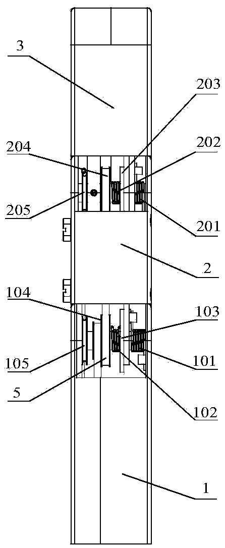 Belt wheel type cooperative locking linkage self-adaptive robot finger device