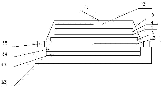 Microwave high-pressure intermittent curing method for fiber-reinforced resin base composite material and die