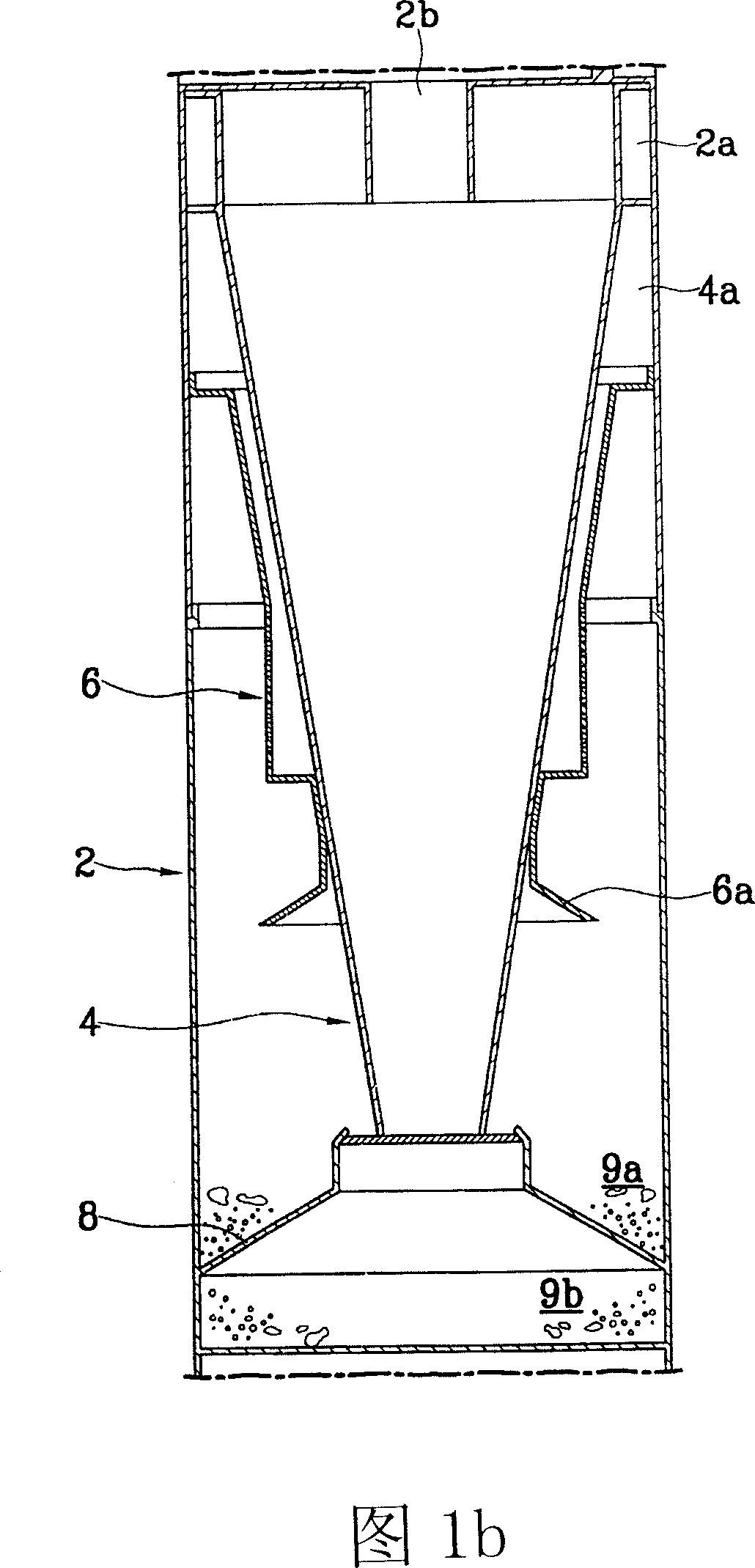 Dust collection device of vacuum cleaner