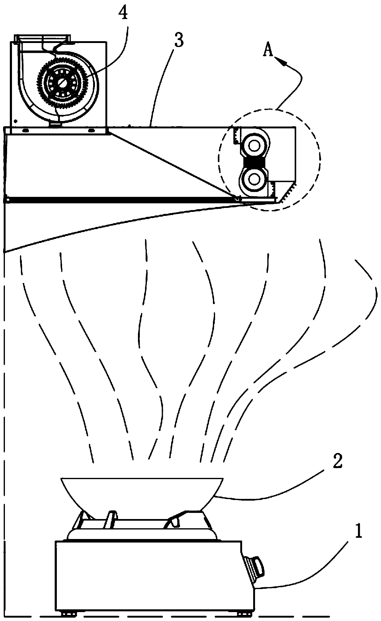 Kitchen ventilator capable of refrigerating fresh air