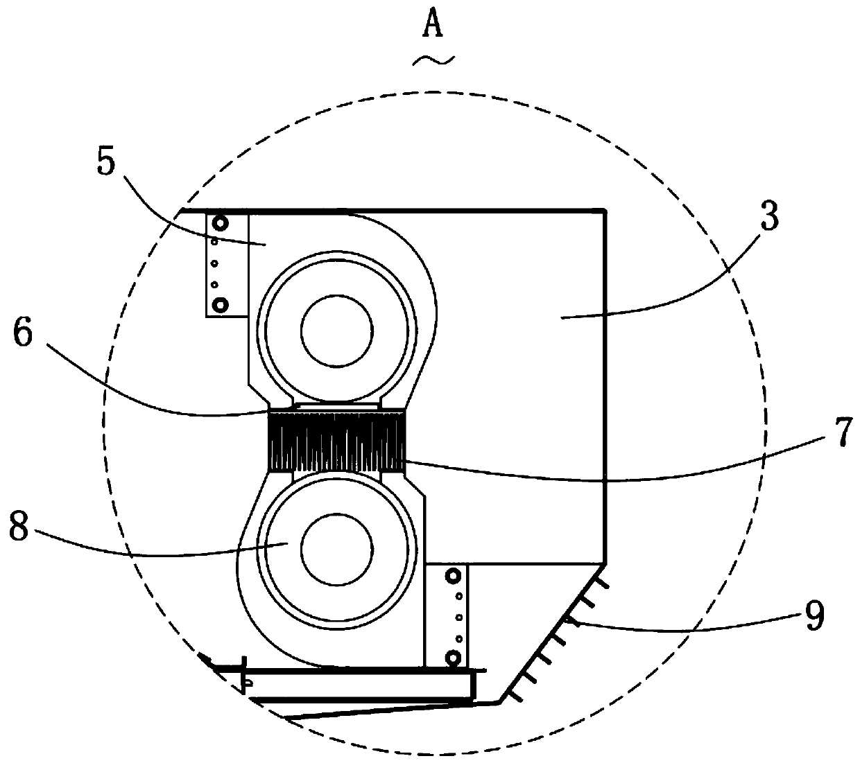 Kitchen ventilator capable of refrigerating fresh air