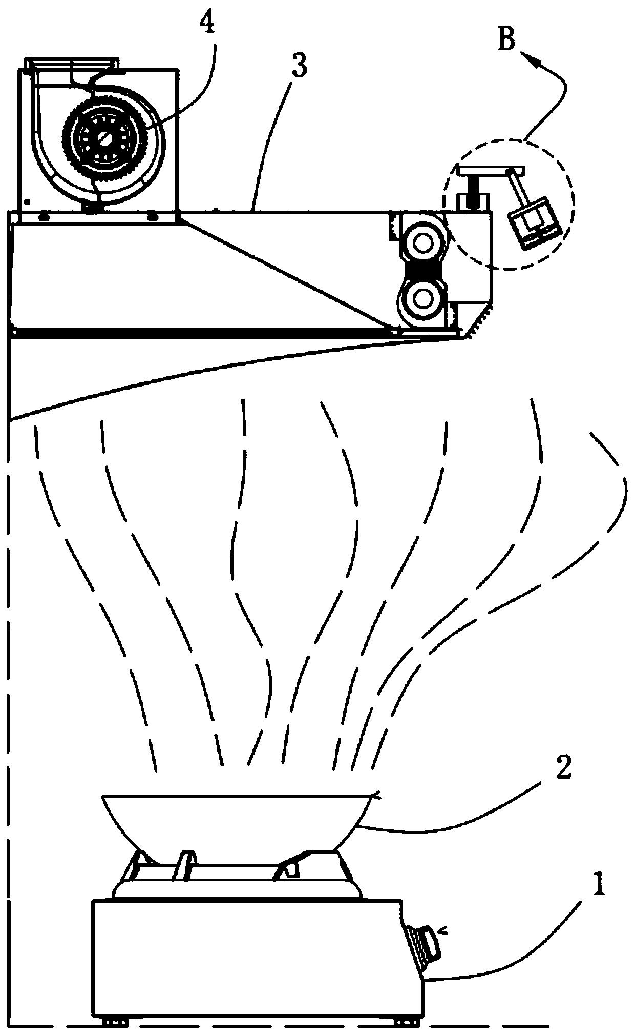 Kitchen ventilator capable of refrigerating fresh air