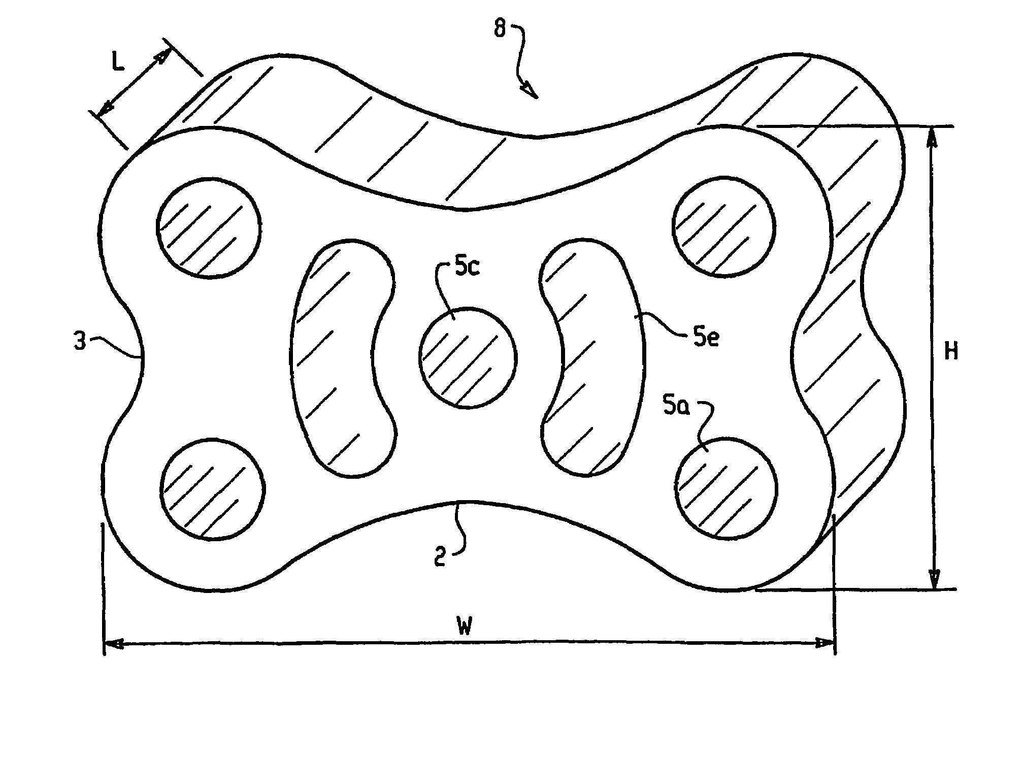 Ceramic packing element