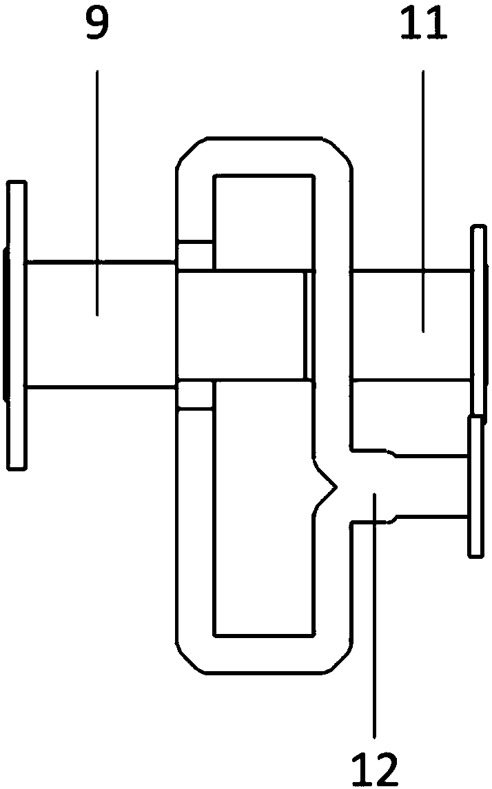 Broadband C band circularly polarized four-port feed source network