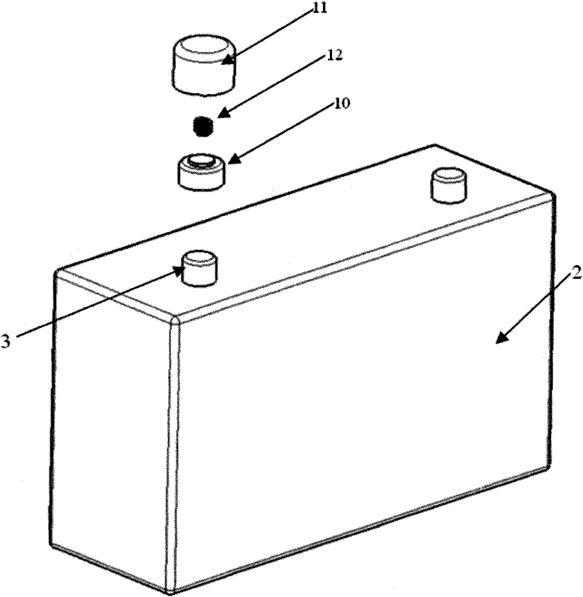 Electrode protection device of battery