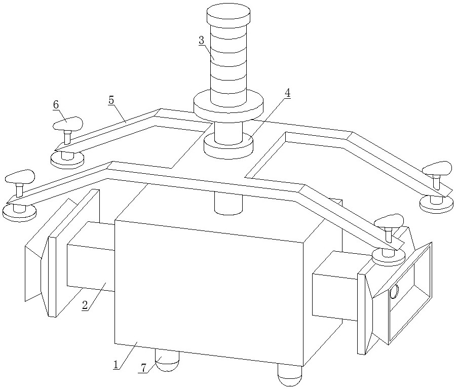 Reverse supporting device for bridge gap repairing and implementation method thereof