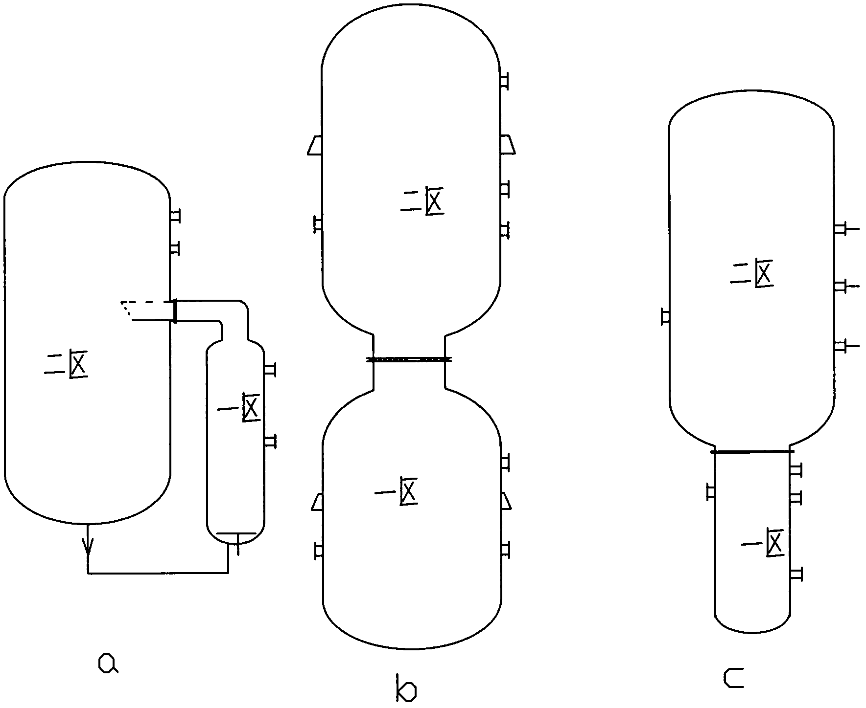 A kind of acetic acid chlorination reactor and reaction process method