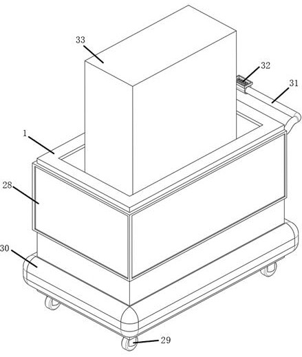 Universal portable safety protection combined device for high-low voltage metering box