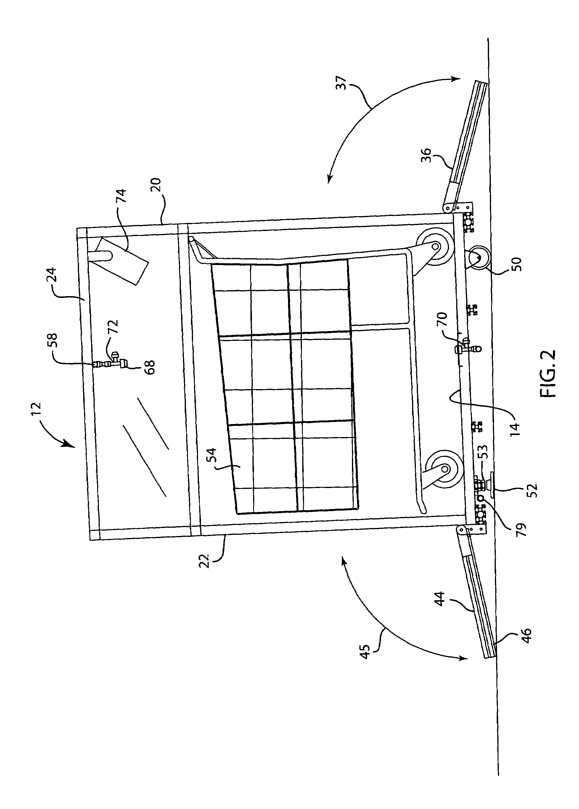 Cart sanitizing system