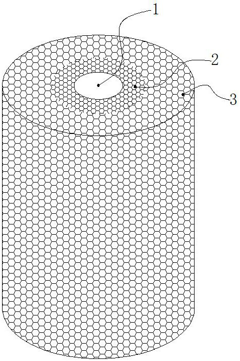 Hip arthroscopic surgery perineum column and preparation method thereof