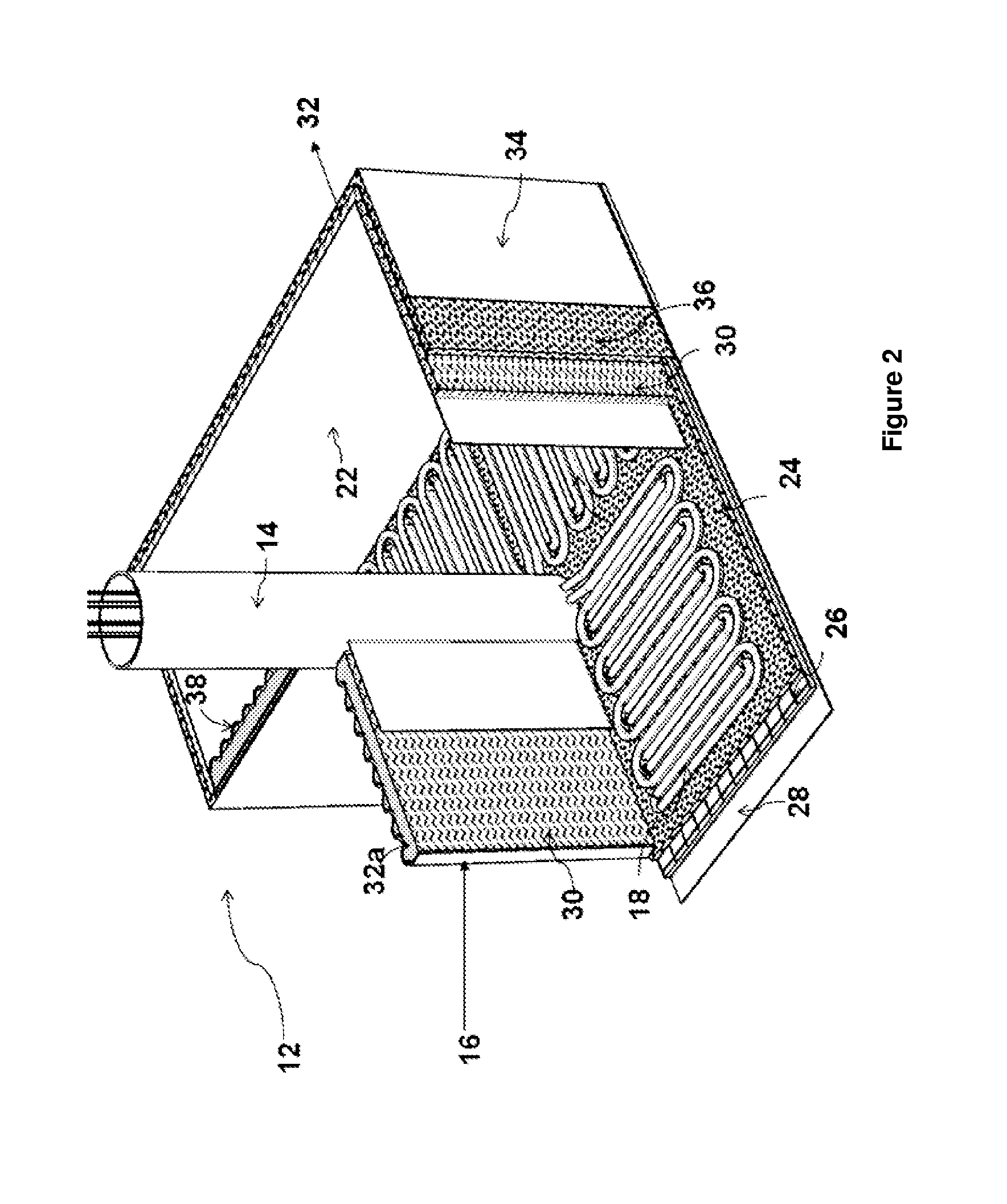 Enclosed offshore tank for storing crude oil