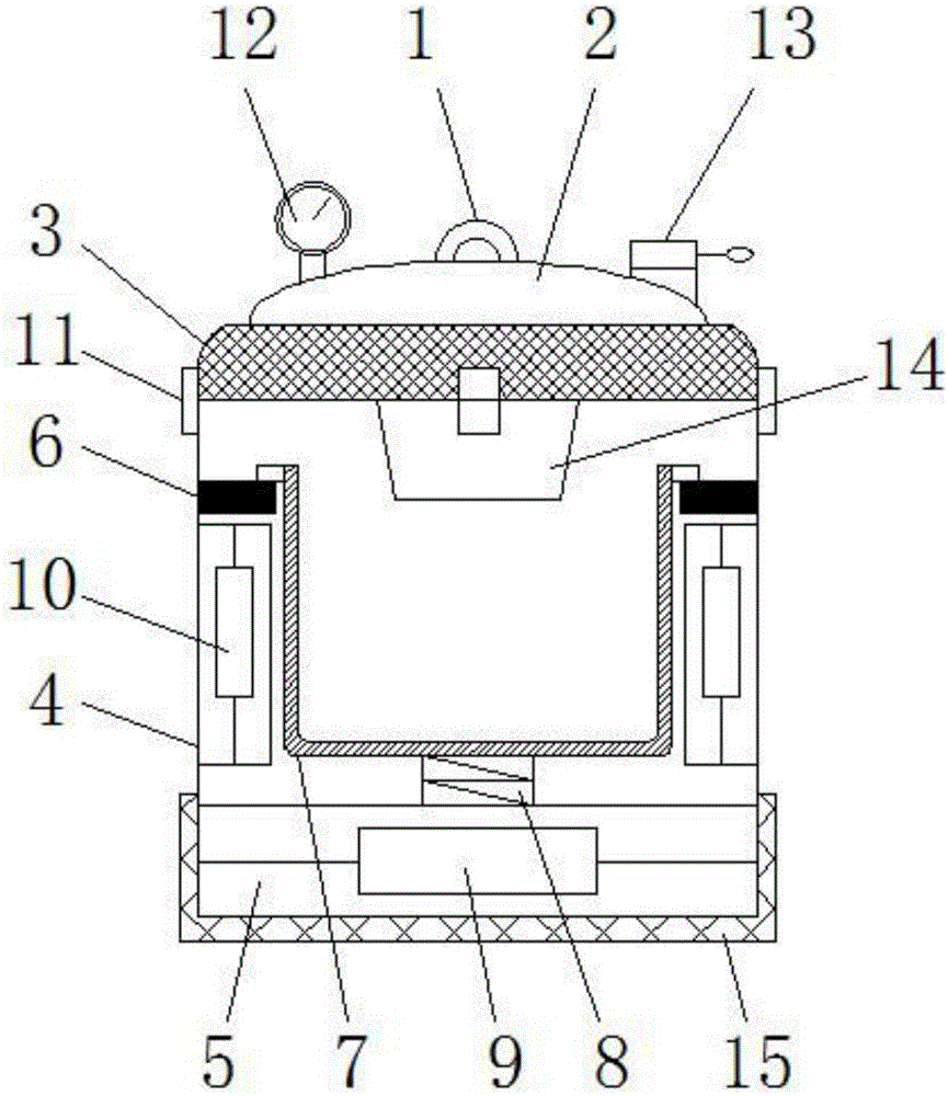 Multifunctional electric cooker with high heating efficiency